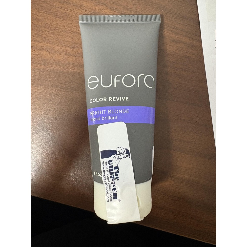 Eufora Color Revive Bright Blonde Hair Toning Treatment 3 Fl Oz Tube Conditioner